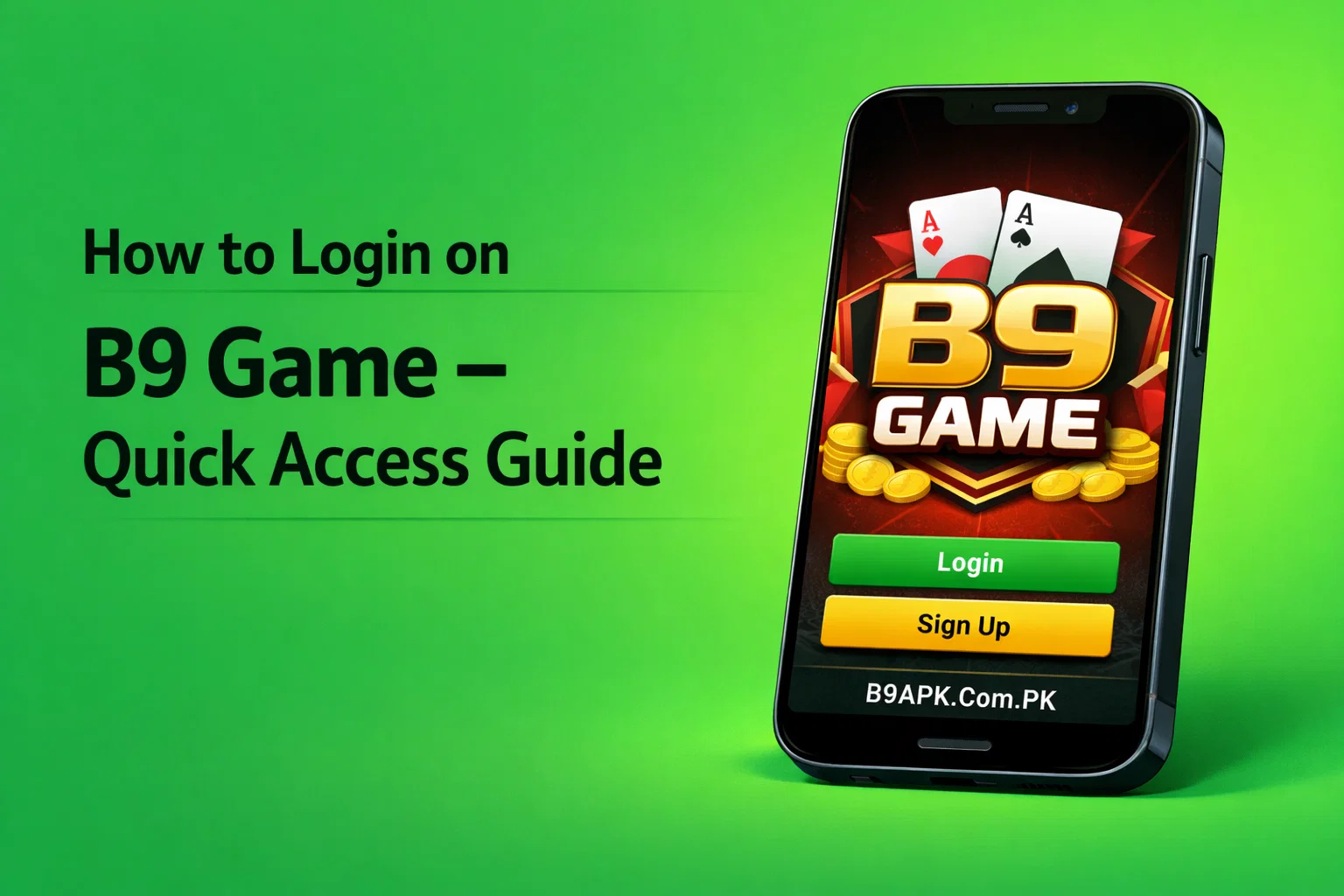 How to Login on B9 Game