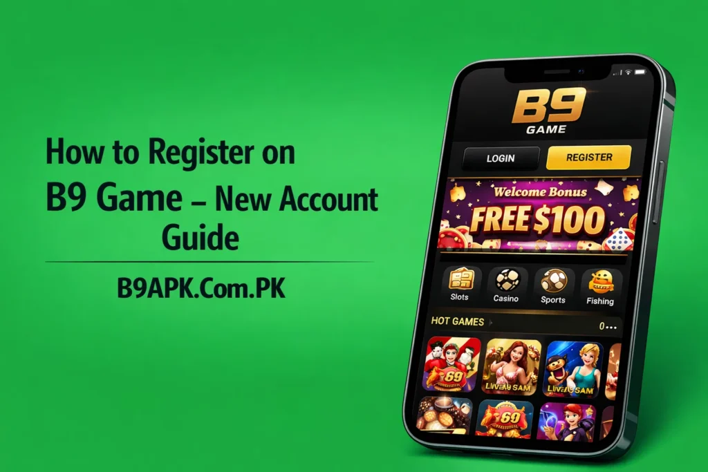 How to Register on B9 Game